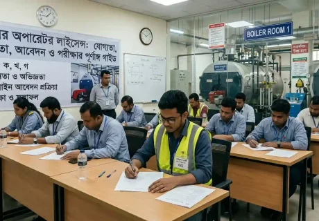 বয়লার অপারেটর লাইসেন্স গ্রেড, যোগ্যতা, আবেদন ও পরীক্ষার পূর্ণাঙ্গ গাইড
